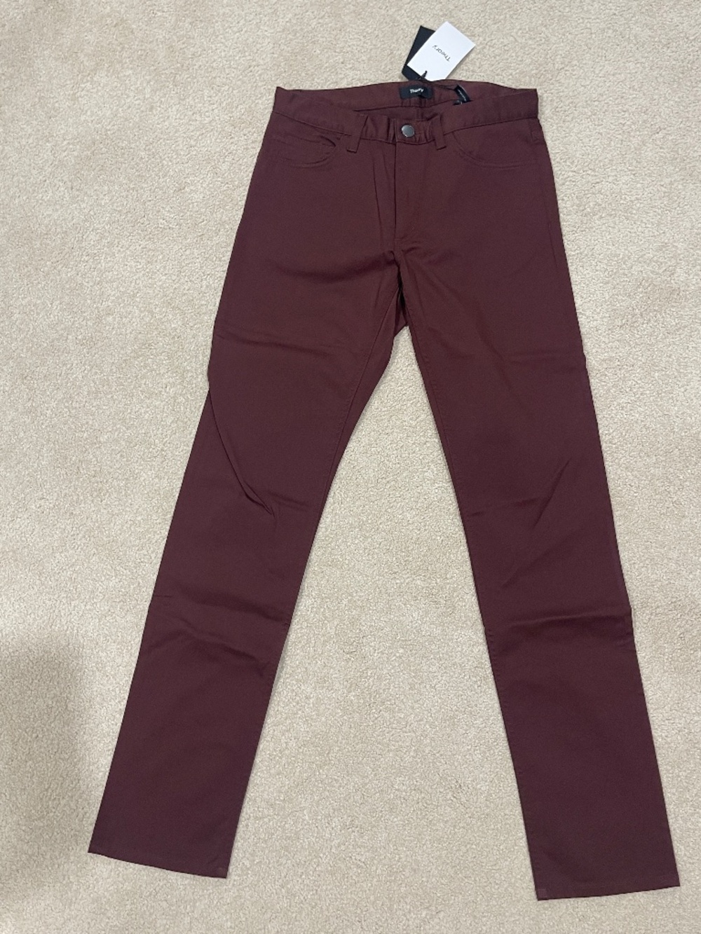 Theory - Men's Burgundy Slacks/Pants - New
